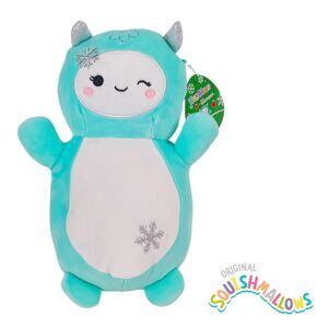 NEW Squishmallows Hug Mees Yollie the Yeti Christmas Plush 10 inch